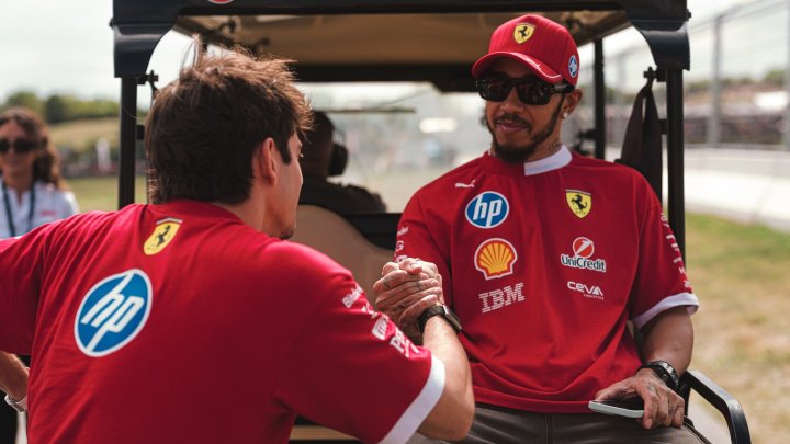 Lewis Hamilton v Maďarsku