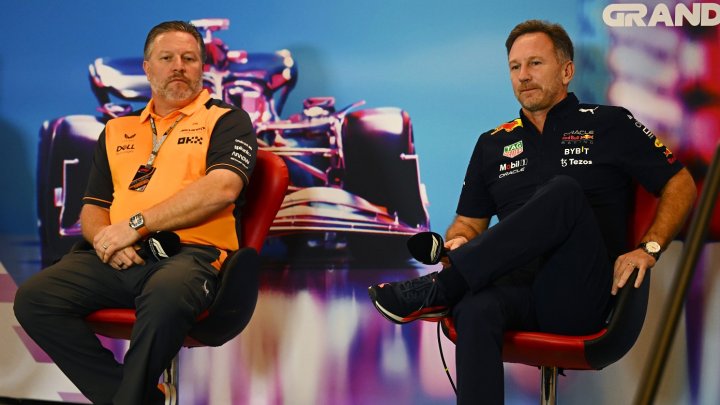 Zak Brown a Christian Horner