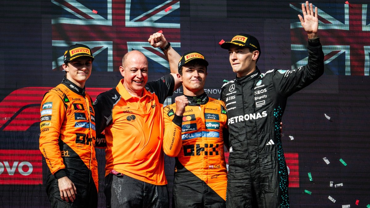 Podium GP Maďarska