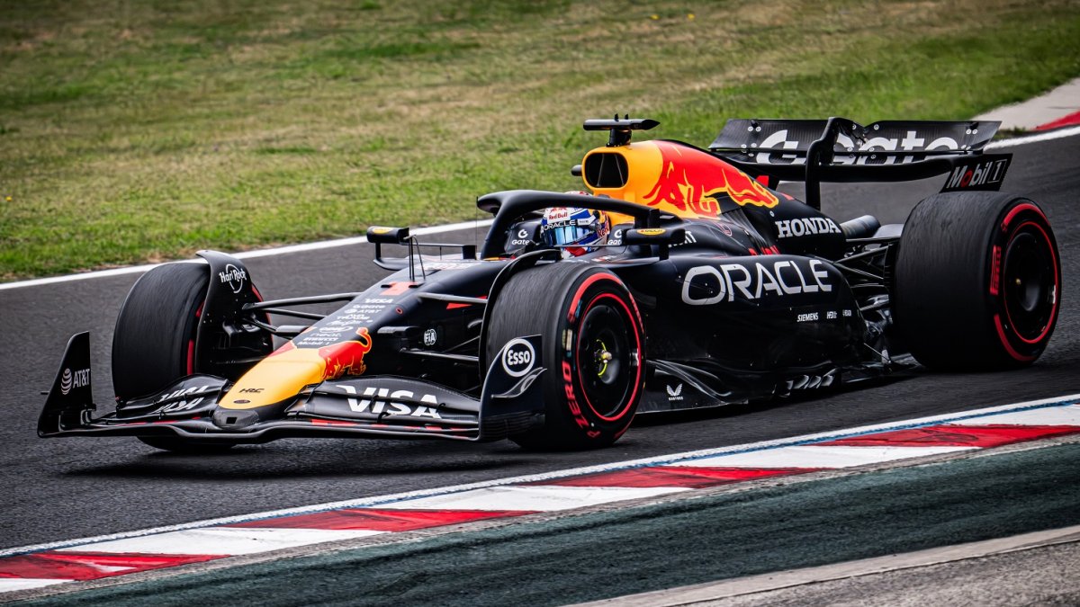 Max Verstappen v Maďarsku