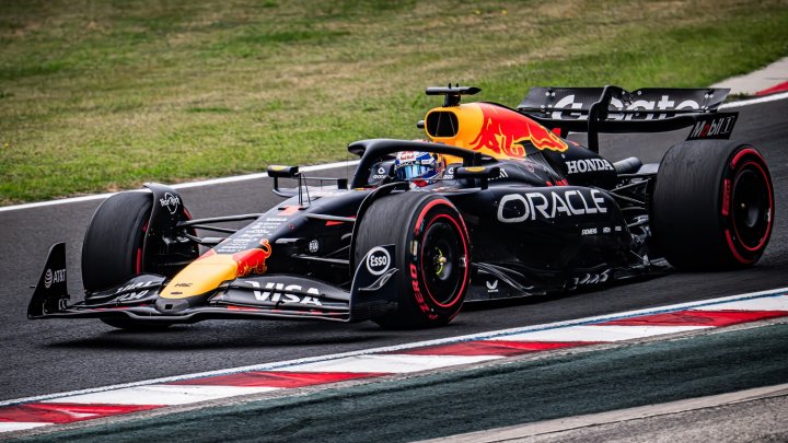 Max Verstappen v Maďarsku