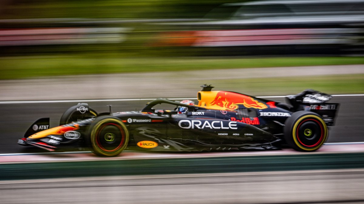 Max Verstappen v Maďarsku
