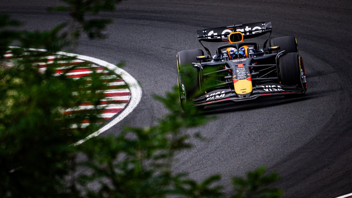 Max Verstappen v Maďarsku