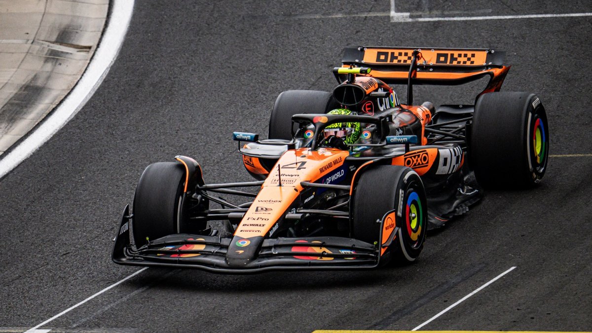 Lando Norris v Maďarsku 2025
