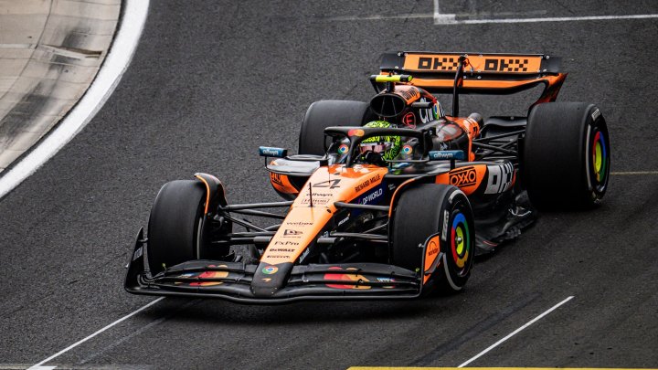 Lando Norris v Maďarsku 2025