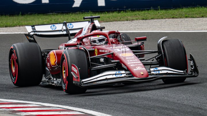 Charles Leclerc v Maďarsku