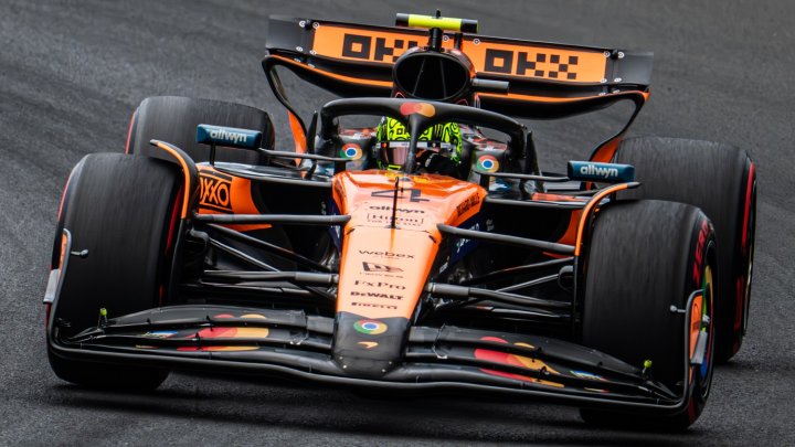 Lando Norris v Maďarsku