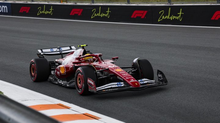 Lewis Hamilton v Zandvoortu