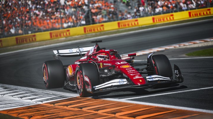 Charles Leclerc v Zandvoortu