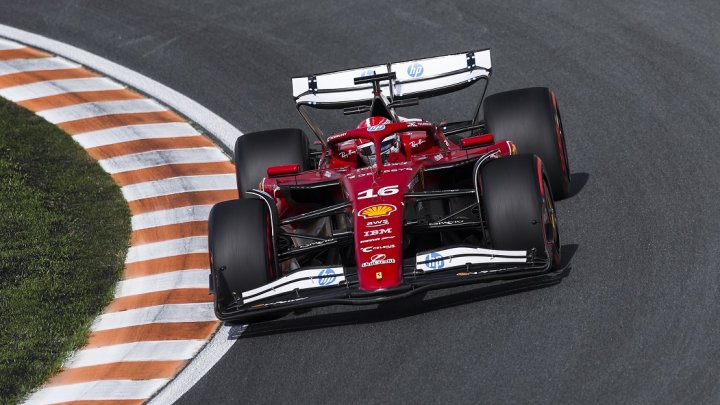 Charles Leclerc v Zandvoortu