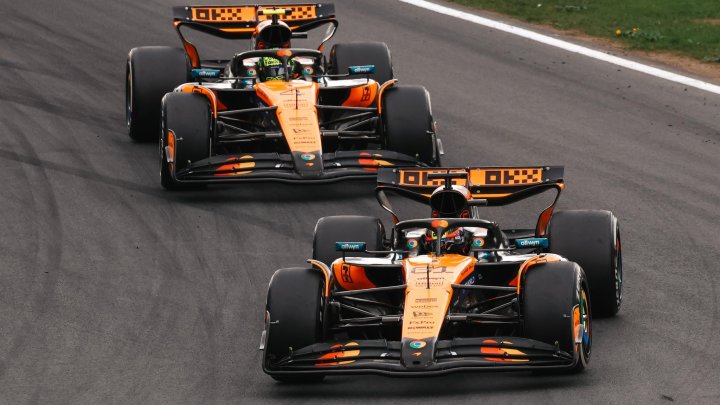 Oscar Piastri a Lando Norris