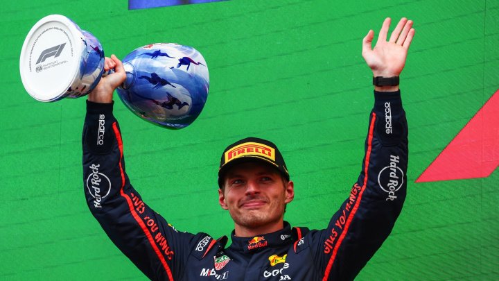 Max Verstappen v Zandvoortu 