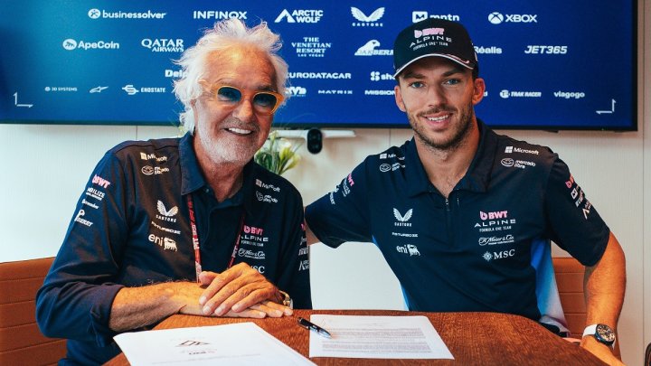 Pierre Gasly podepsal novou smlouvu s týmem Alpine do 2028