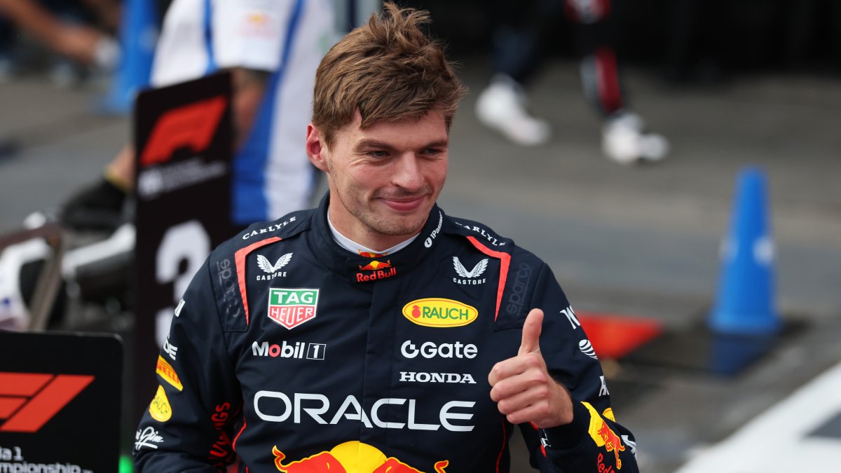 Max Verstappen po zisku pole position v Baku
