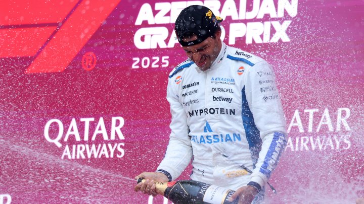 Carlos Sainz v Baku