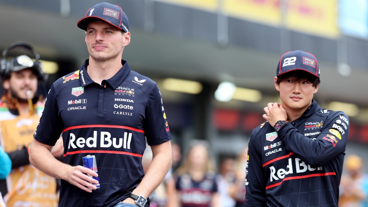 Max Verstappen a Yuki Tsunoda