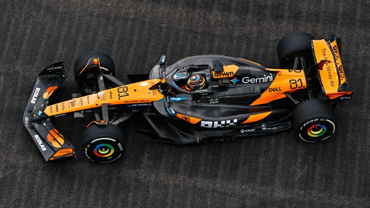 Oscar Piastri v Singapuru