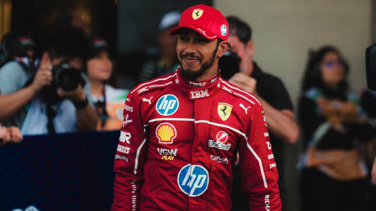 Lewis Hamilton v Mexiku