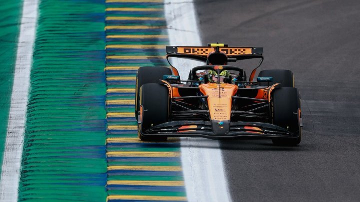 Lando Norris v Brazílii
