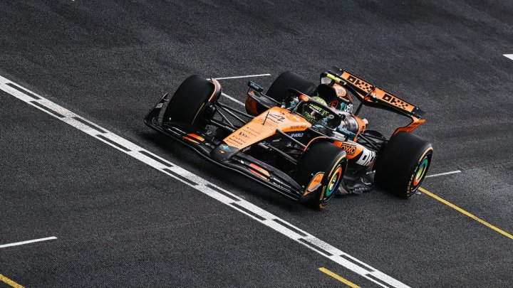 Lando Norris v Brazílii