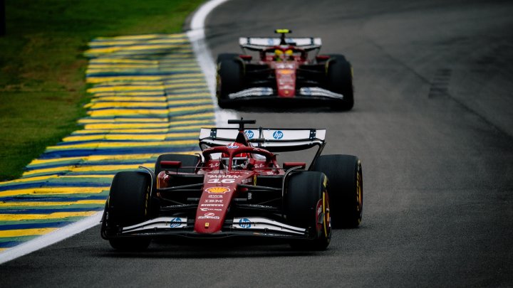 Charles Leclerc v Brazílii