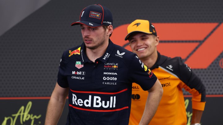 Max Verstappen a Lando Norris