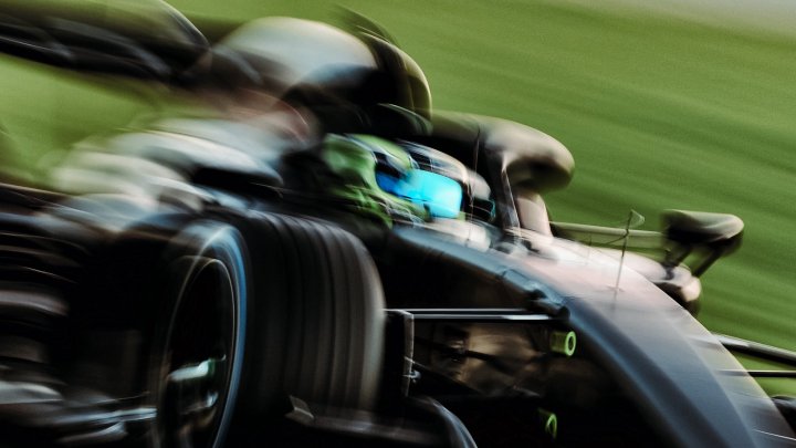 Sergio Pérez během filmovacího dne Cadillacu