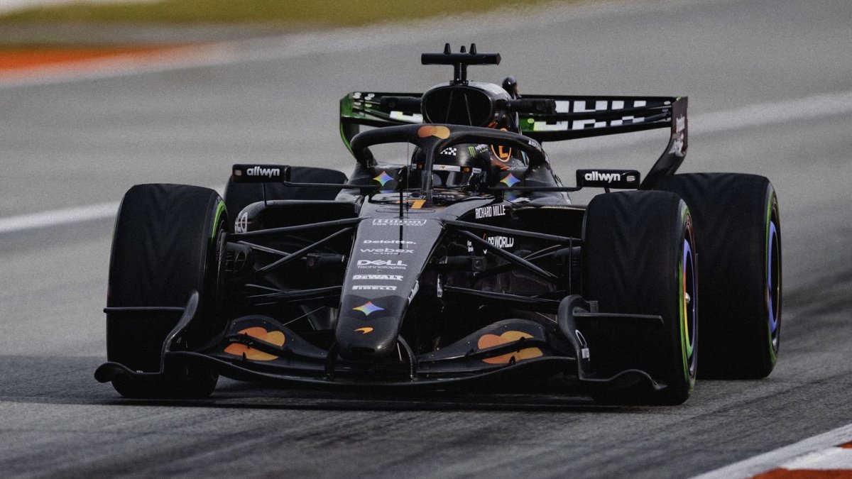 Lando Norris v Barceloně