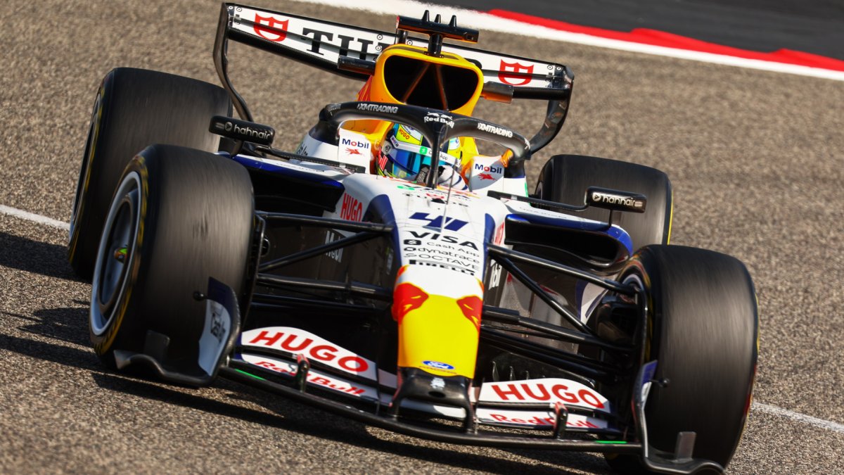 Arvid Lindblad na testech v Bahrajnu