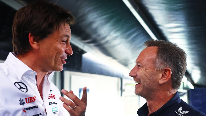 Toto Wolff a Christian Horner