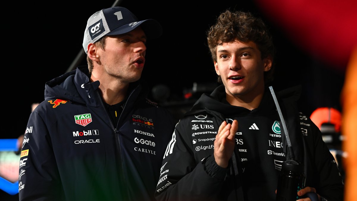 Max Verstappen a Kimi Antonelli