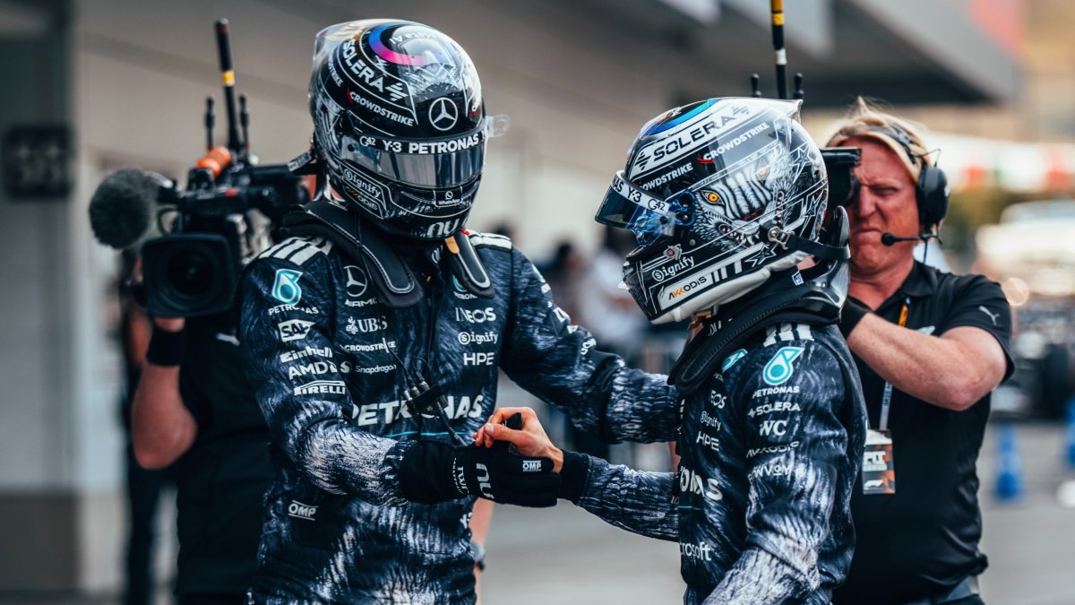 George Russell a Kimi Antonelli