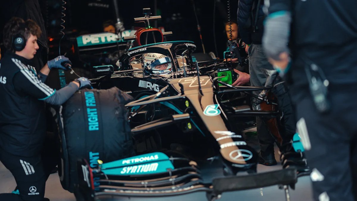 Doriane Pin absolvovala první test F1 s Mercedesem z roku 2021