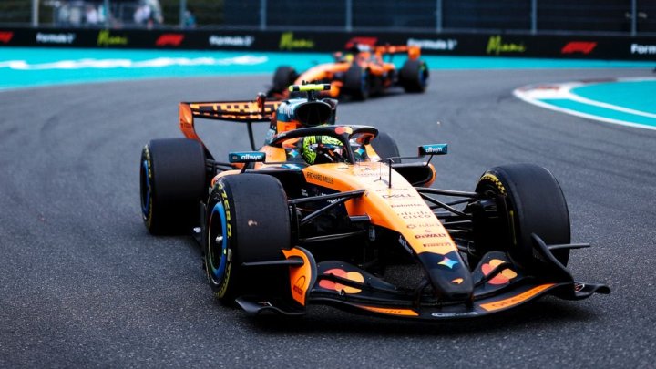 Lando Norris s Oscarem Piastrim v Miami