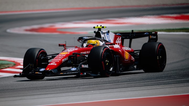 Lewis Hamilton v Barceloně