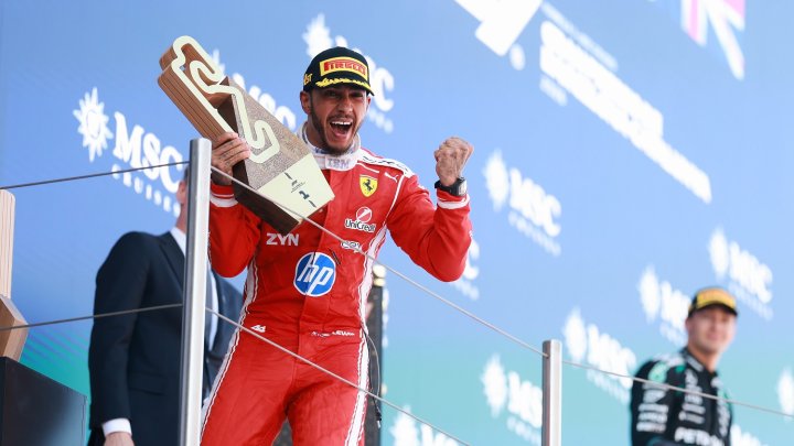 Lewis Hamilton v Barceloně