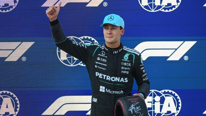 George Russell bere pole position pro GP Rakouska