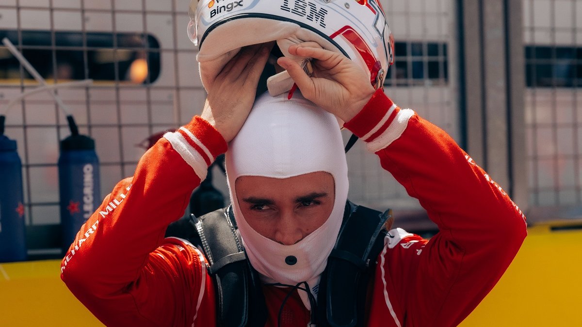 Charles Leclerc během GP Velké Británie