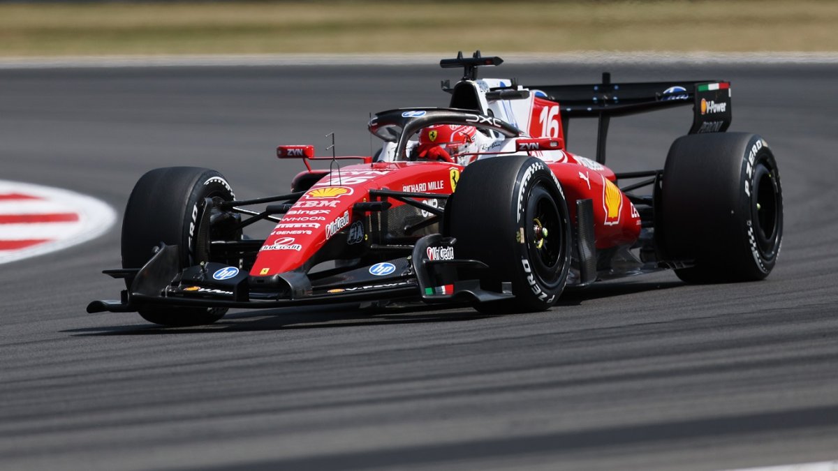 Charles Leclerc během GP Velké Británie