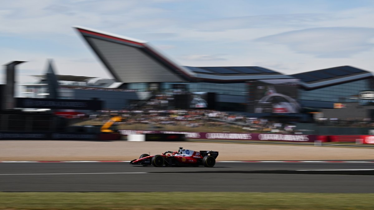 Charles Leclerc během GP Velké Británie
