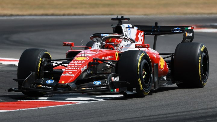 Charles Leclerc během GP Velké Británie