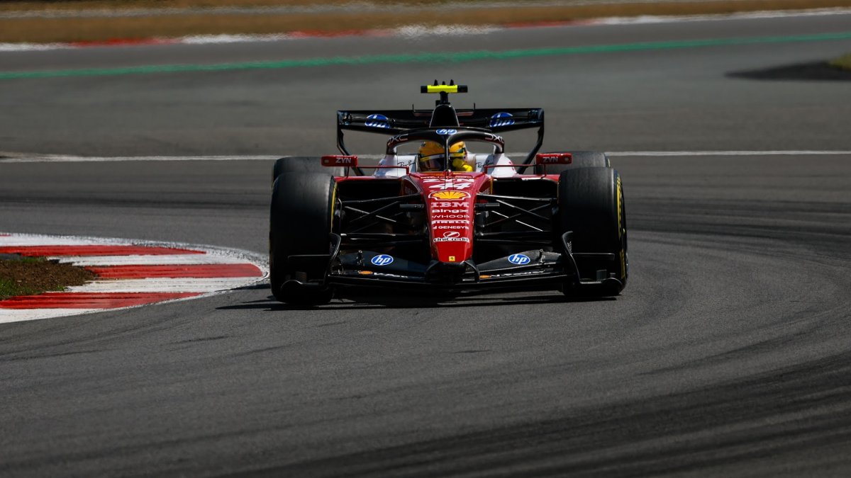 Lewis Hamilton během GP Velké Británie