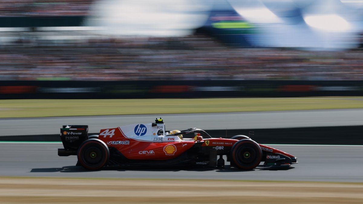 Lewis Hamilton během GP Velké Británie
