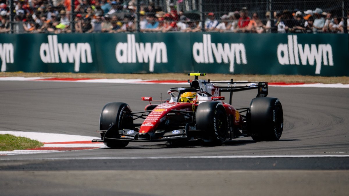 Lewis Hamilton během GP Velké Británie