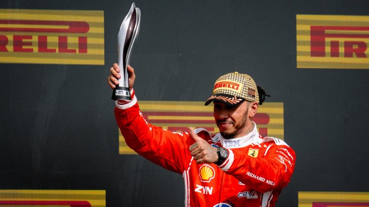 Ferrari během GP Velké Británie 2026