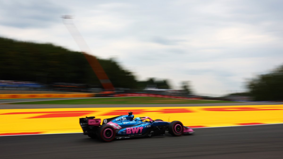 Pierre Gasly v Belgii
