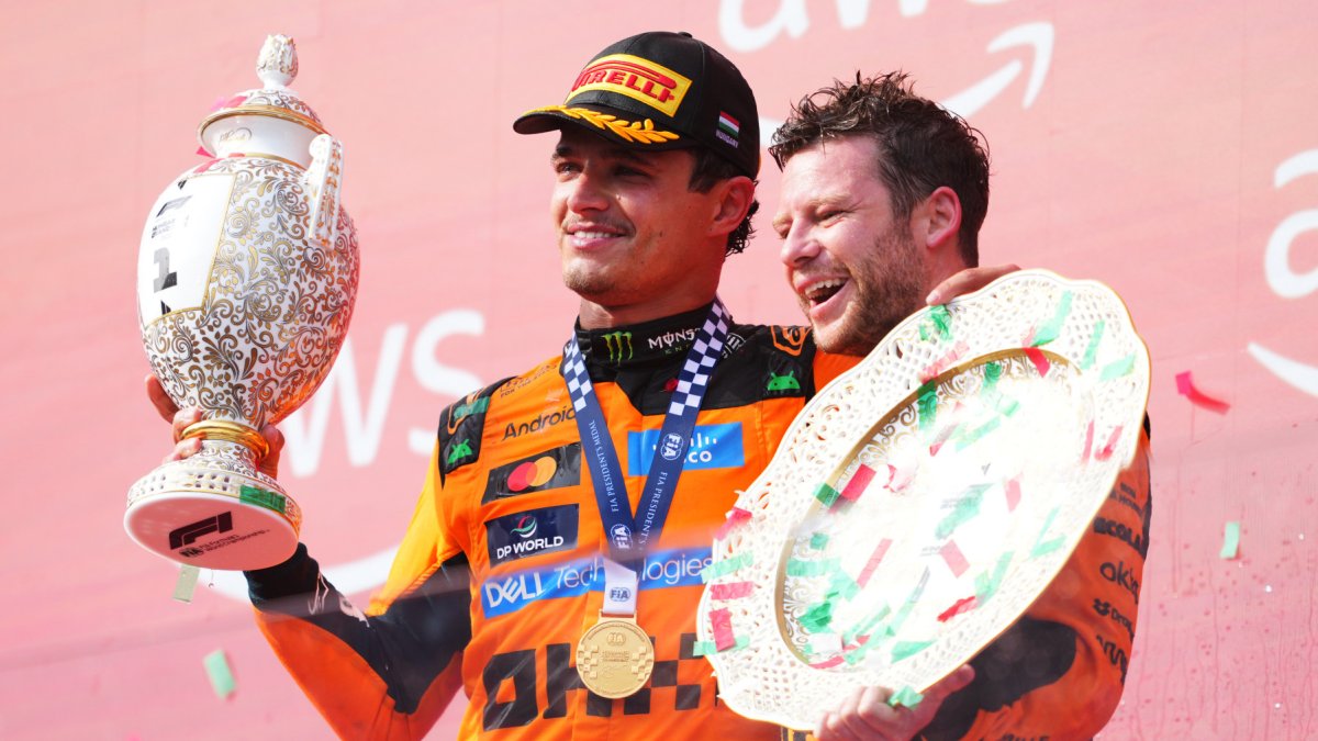 Lando Norris vyhrál v Maďarsku