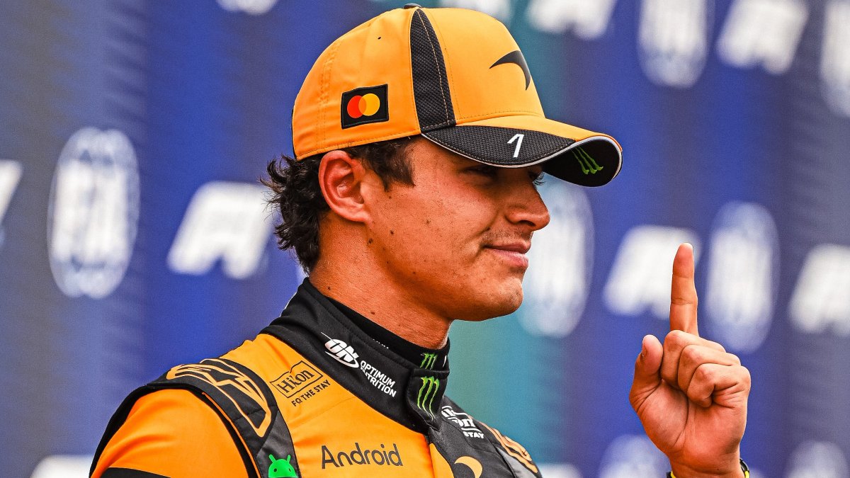 Lando Norris po zisku pole position v Holandsku