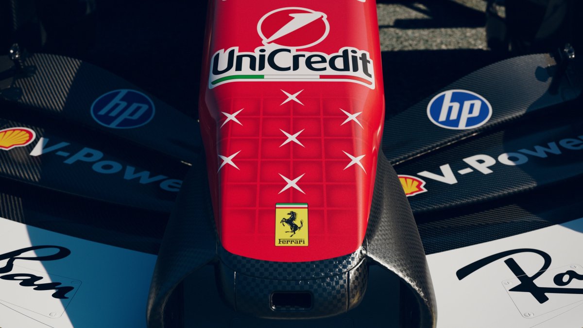 Ferrari SF-26 ve speciálním lakování na GP Itálie 2026