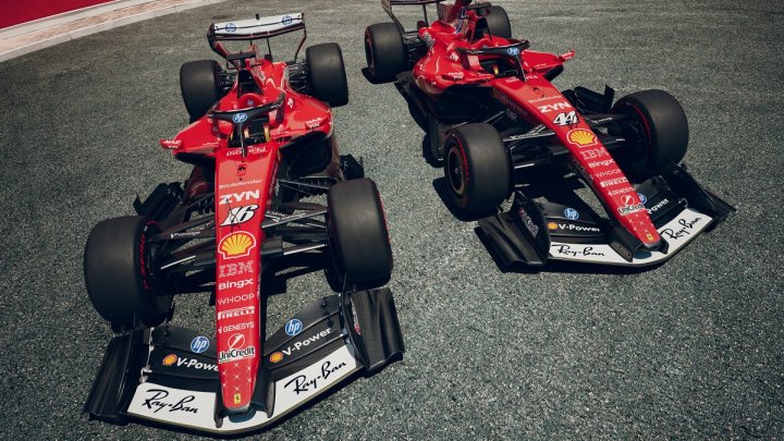Ferrari SF-26 ve speciálním lakování na GP Itálie 2026